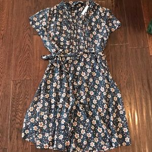 NWT Blue floral dress
